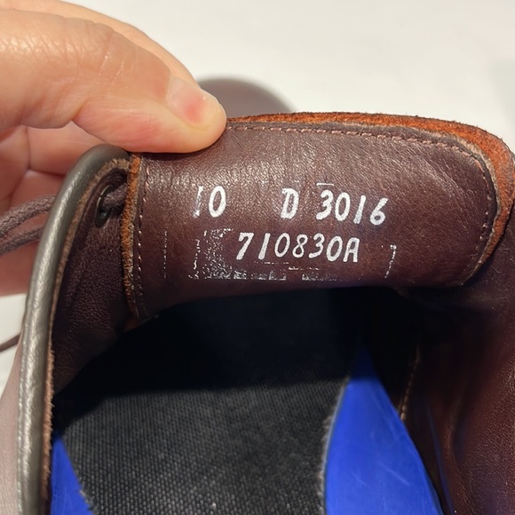 Allen Edmonds Lax Derby Oxford shoes size 10 D in chili color leather - Picture 15 of 16